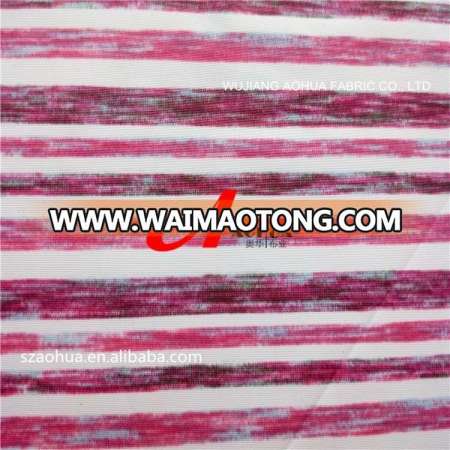 100%polyester printed taslon PU milky coated fabric for outdoor sports wear